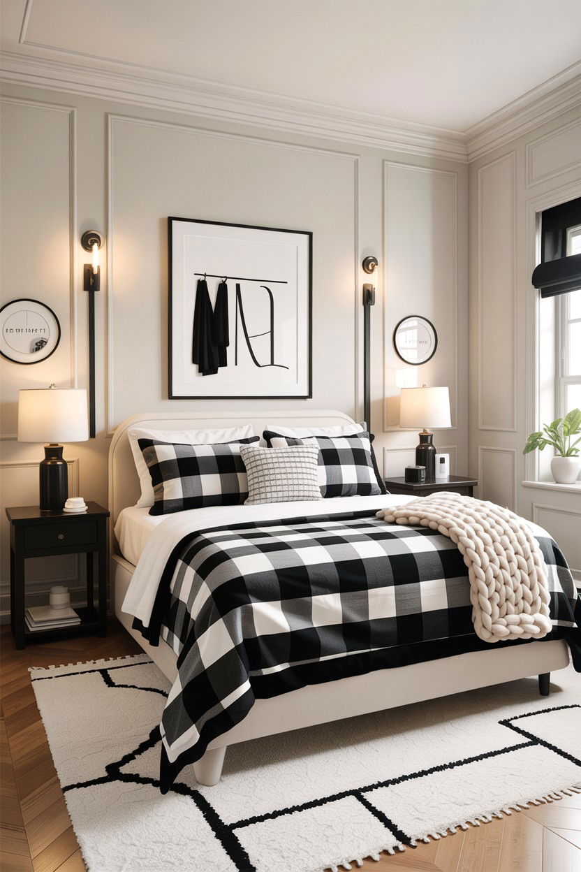 Black And White Bedspread - 30 bedroom bedspreads