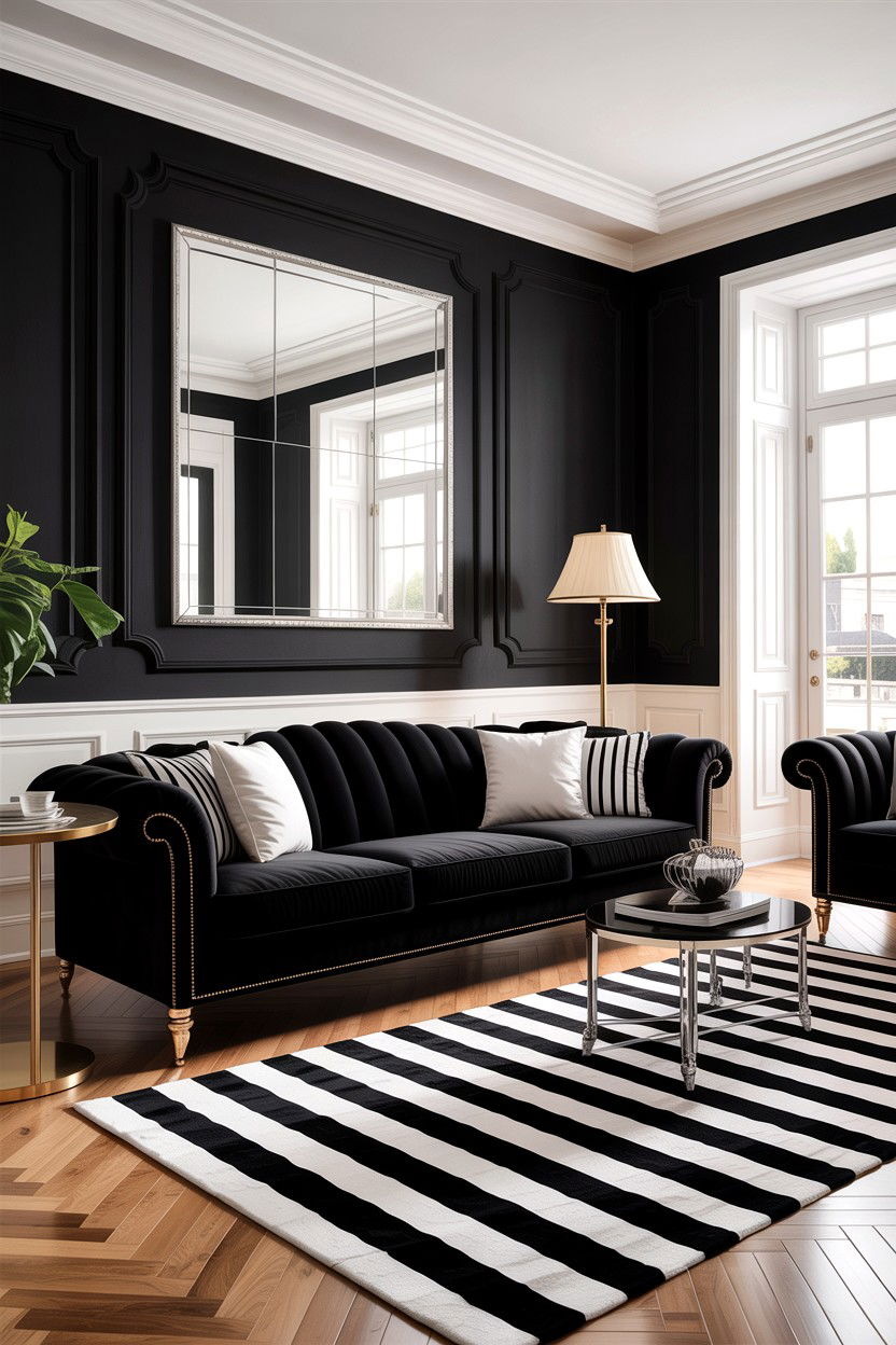 Black And White Formal Living Room - 30 formal living room ideas