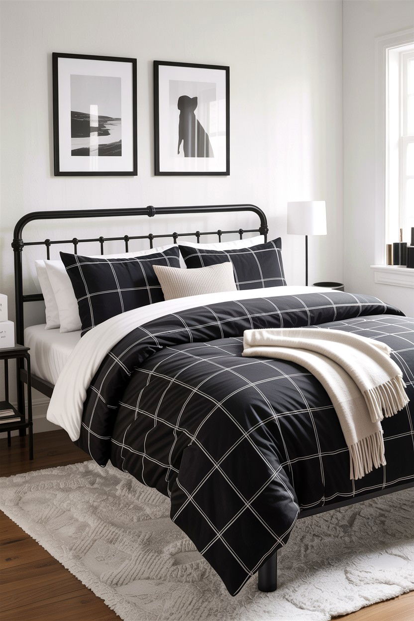 Black And White Minimalist Comforter - 30 bedroom comforter sets