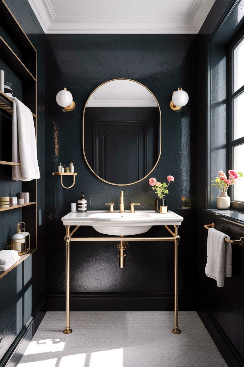 Black Concrete Bathroom - 30 concrete bathroom ideas
