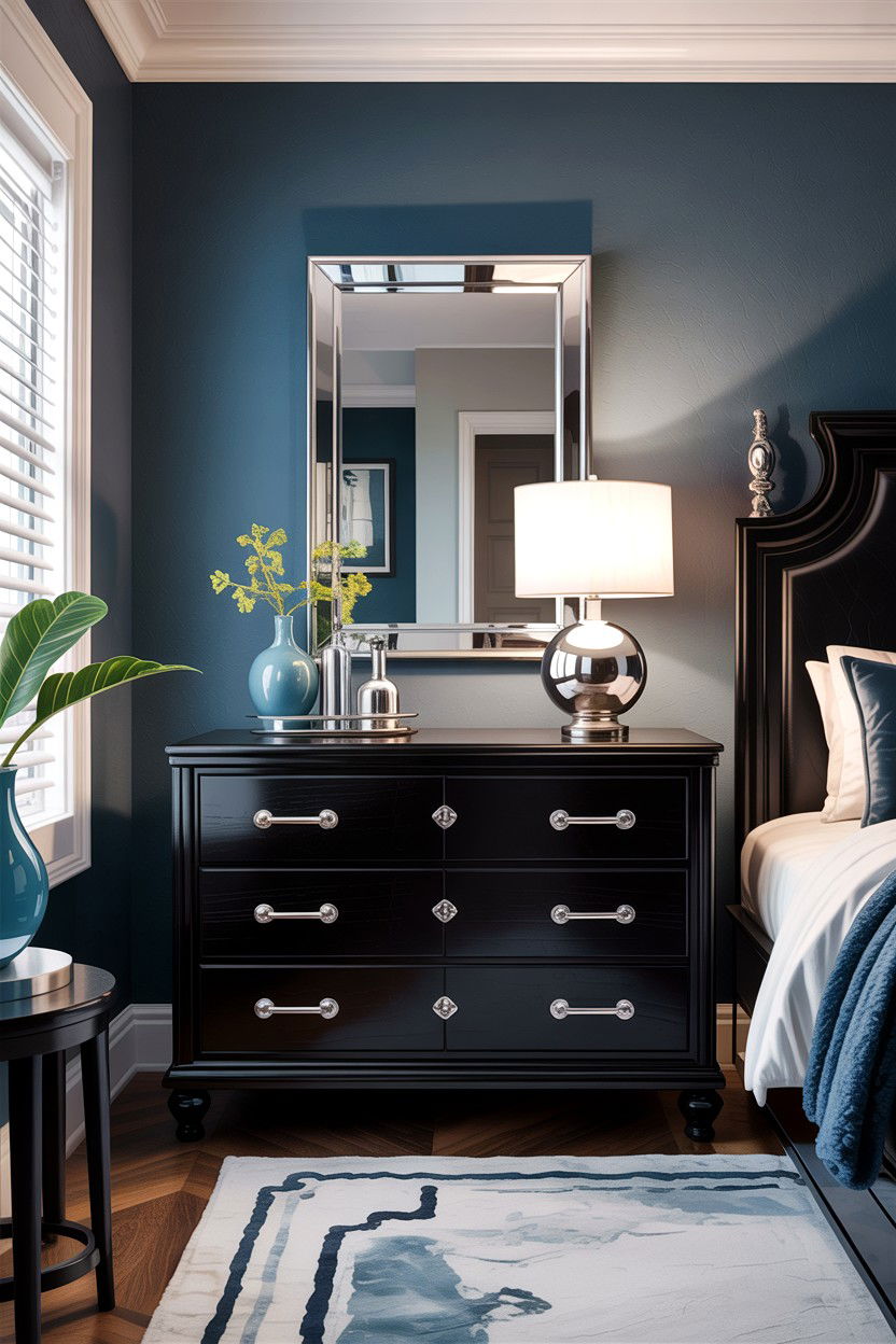 Black Dresser With Silver Hardware - 30 bedroom black dressers
