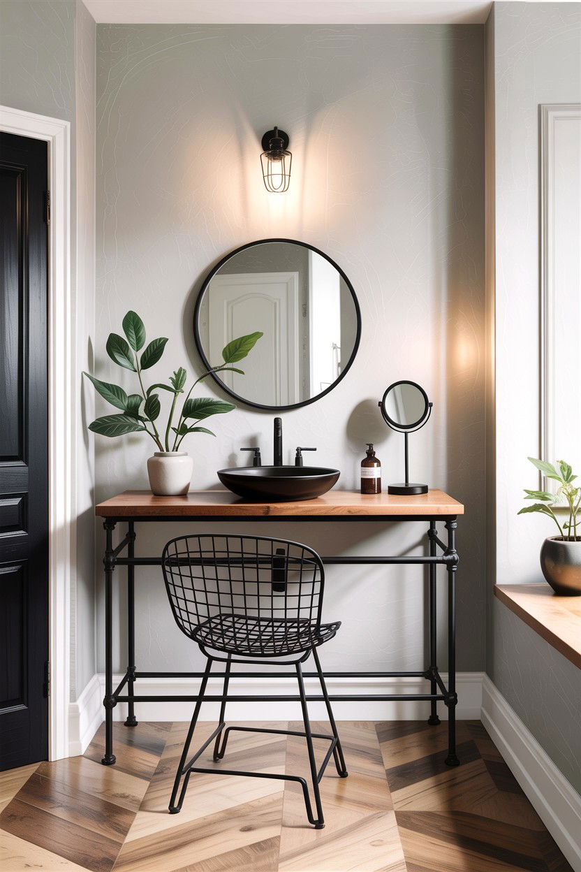 Black Metal Vanity - 30 bedroom vanity tables