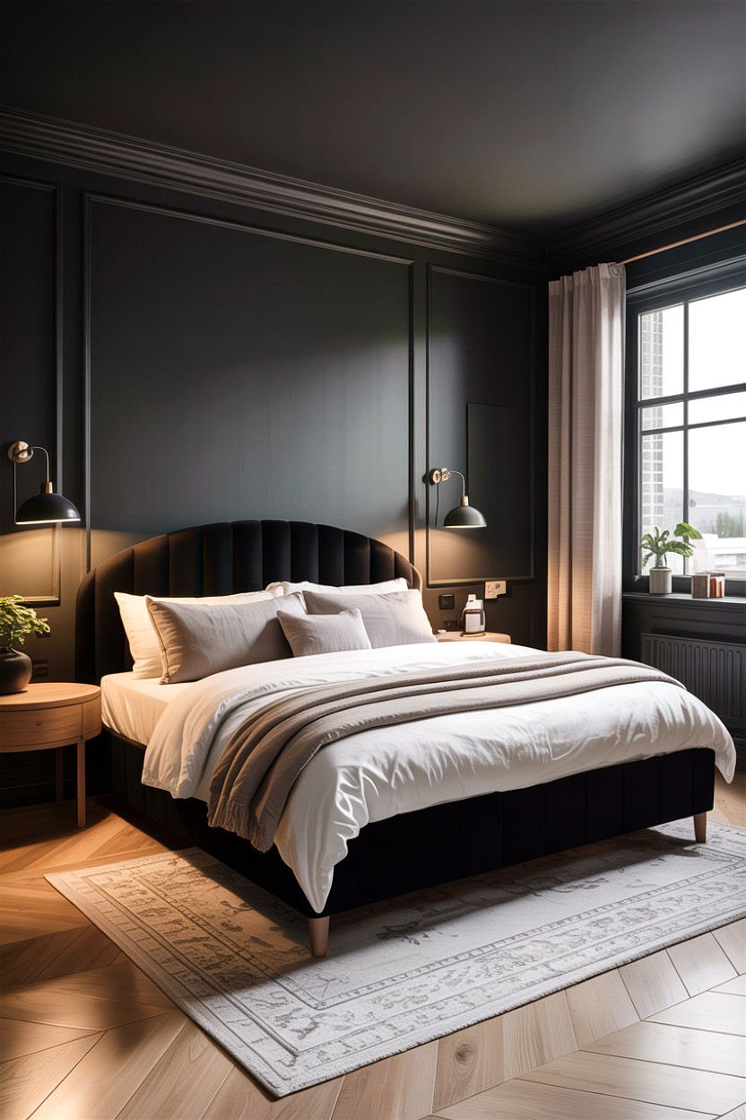 Black Scandinavian Master Bedroom - 30 scandinavian black bedroom ideas