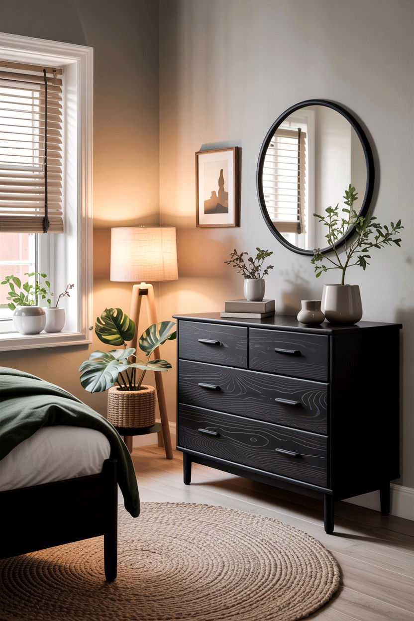 Black Wood Grain Dresser - 30 bedroom black dressers