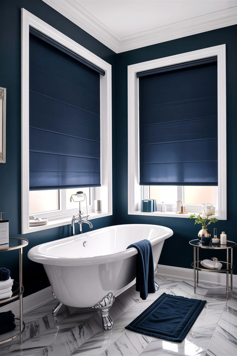 Blackout Roller Blinds - 30 bathroom blinds ideas
