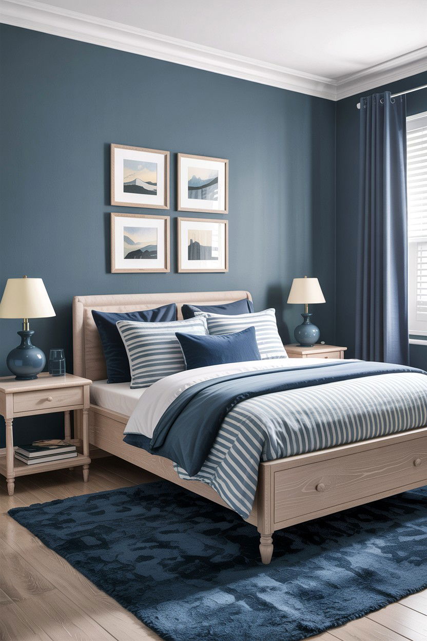 Blue And Grey Bedroom - 30 boys bedroom ideas