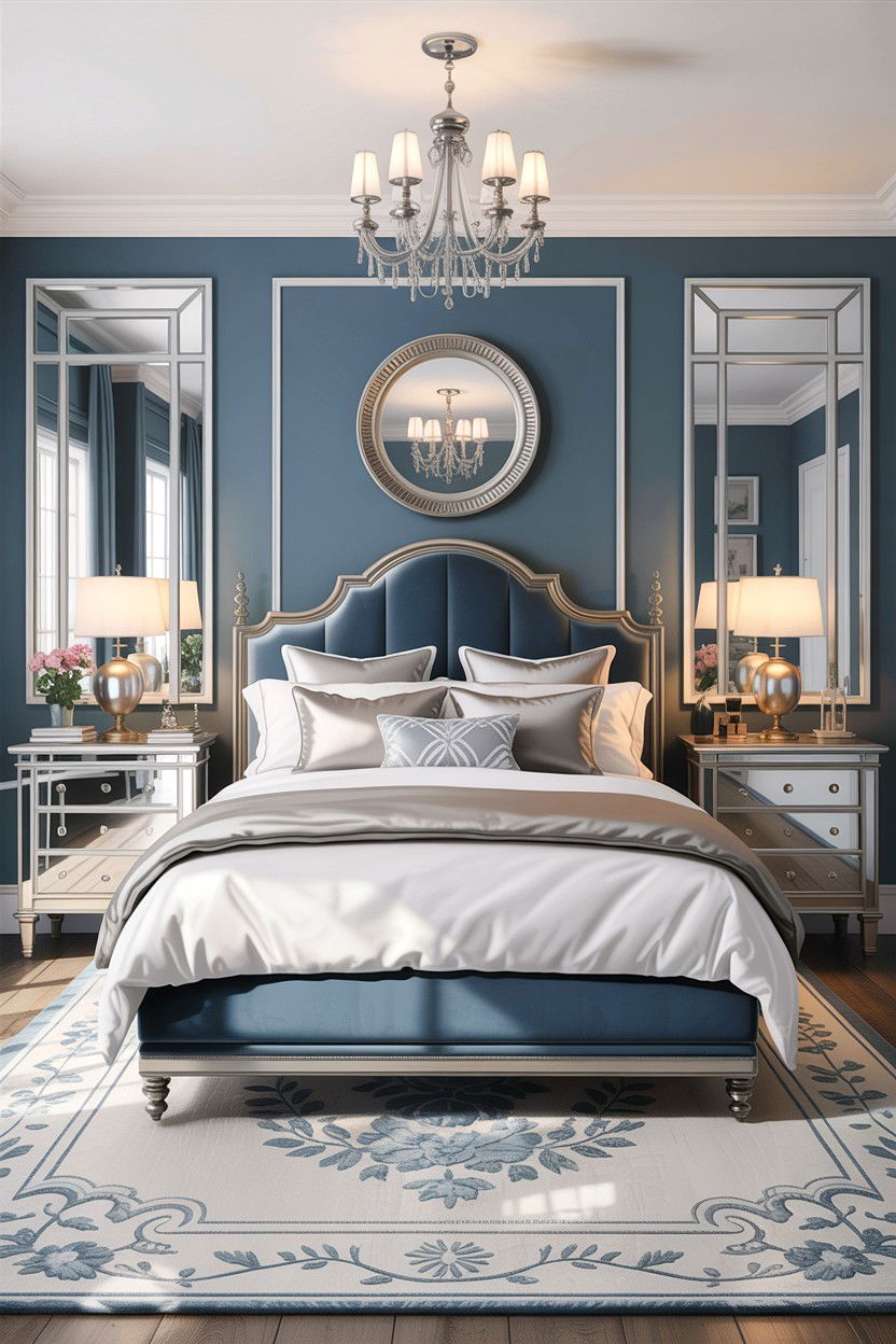 30 Traditional Blue Bedroom Ideas for Serene Style