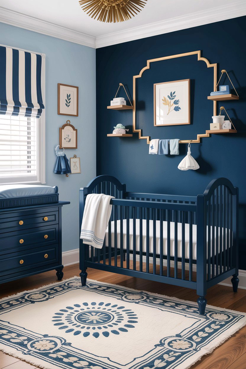 Blue Baby Room - 30 baby bedroom ideas