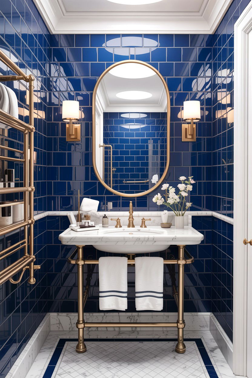 30 Bold Cobalt Blue Bathroom Ideas for a Vibrant Look