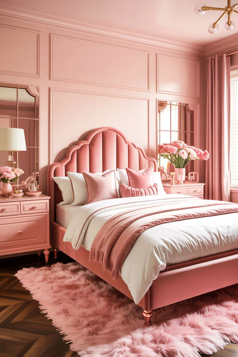 Blush Pink And Copper Bedroom - 30 copper accent bedroom ideas