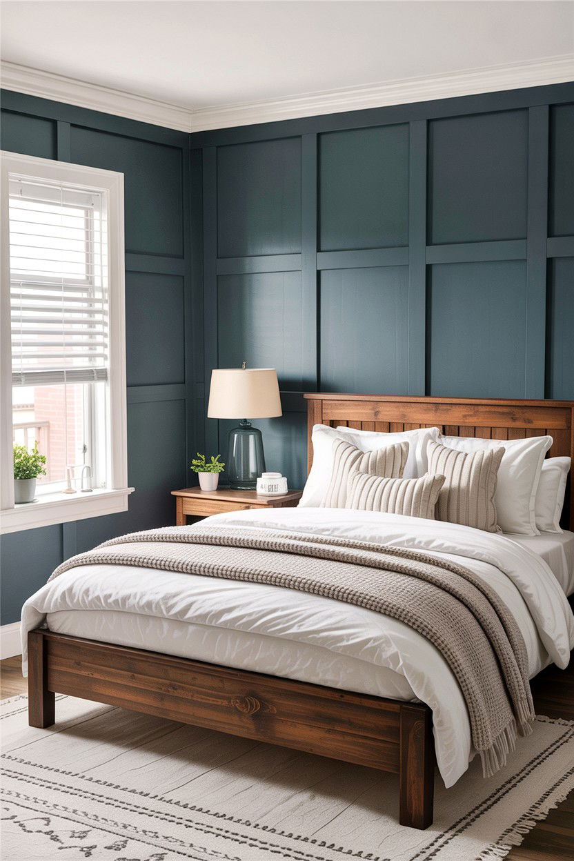 Board And Batten - 30 bedroom accent walls