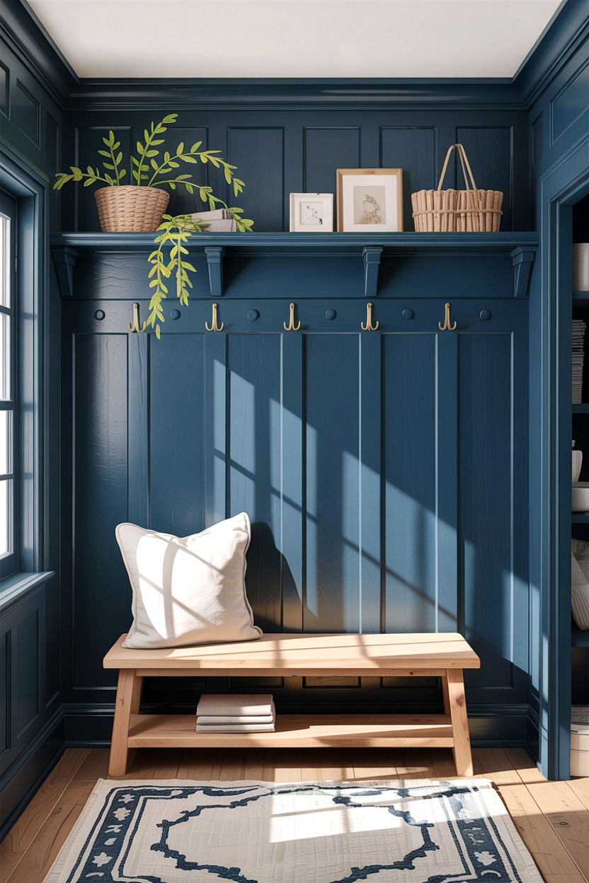 Board and batten - 30 living room accent wall ideas