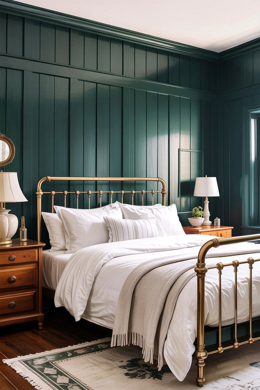 Board and batten wall - 30 bedroom textured walls