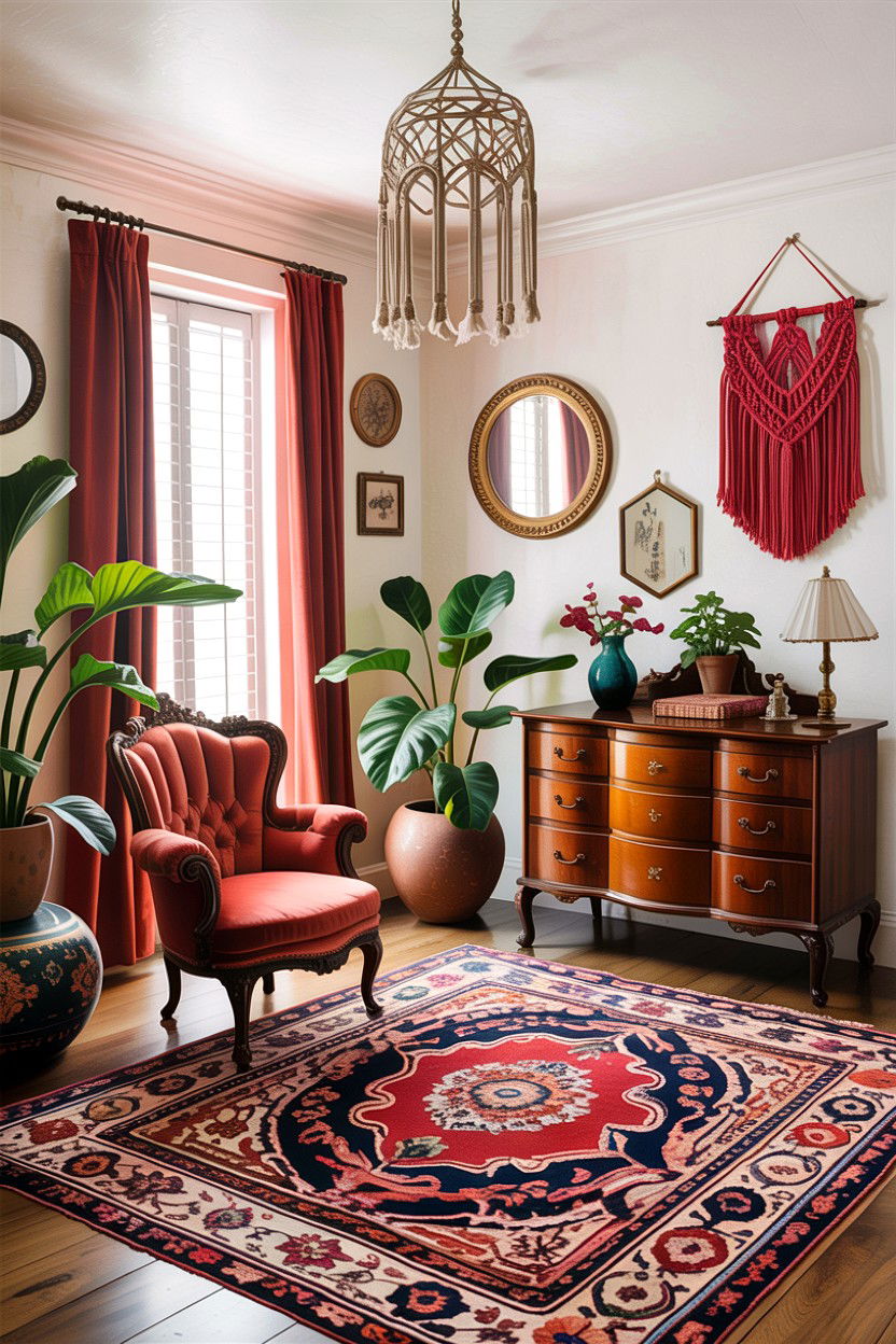 Bohemian Antique Bedroom - 30 antique bedroom ideas