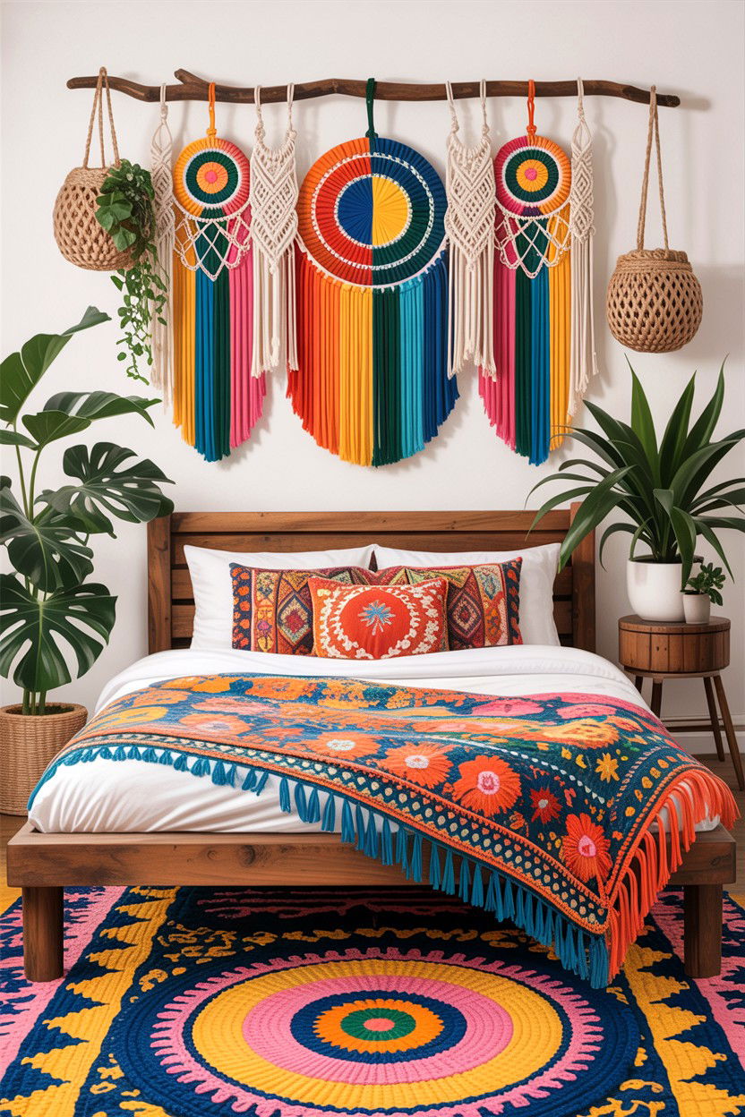 Bohemian Bedroom - 30 bedroom update ideas
