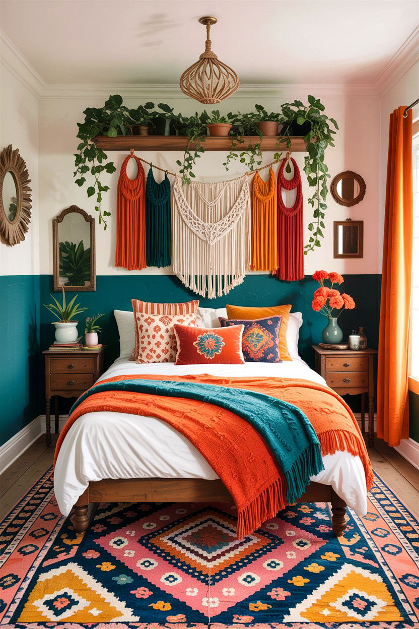 Bohemian Guest Room - 30 easy bedroom ideas