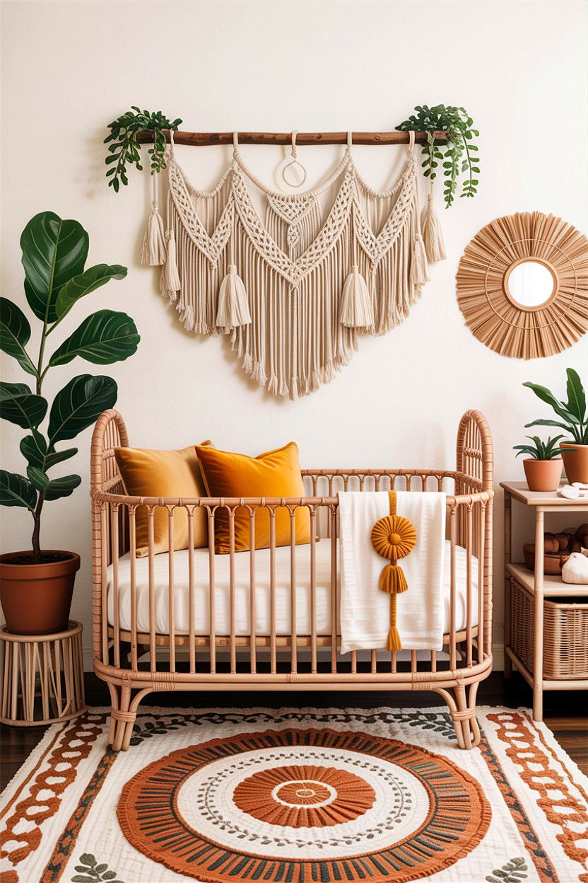 Boho Baby Room - 30 infant bedroom ideas