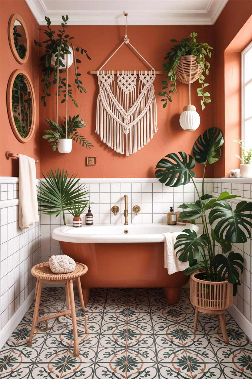 Boho Bathroom Decor - 30 gorgeous bathroom ideas