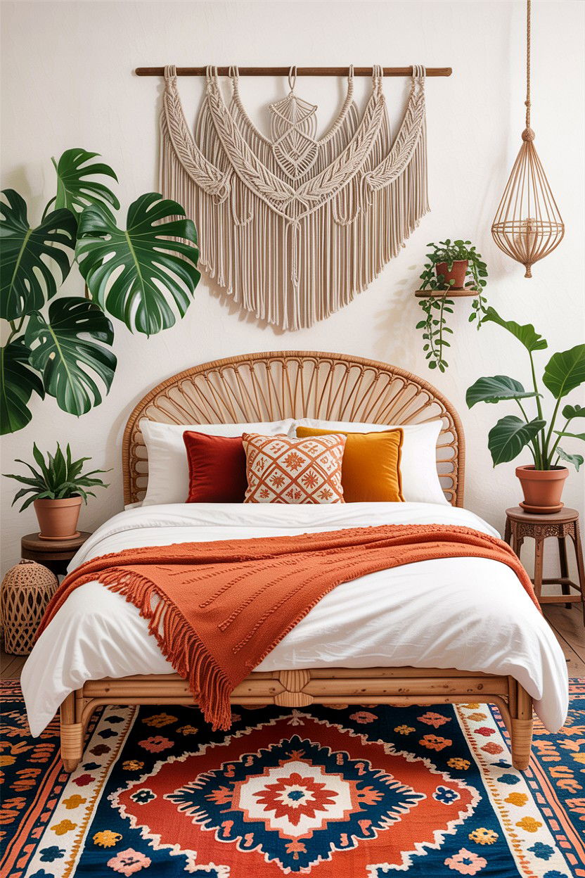 Boho Bedroom - 30 bedroom enhancement ideas