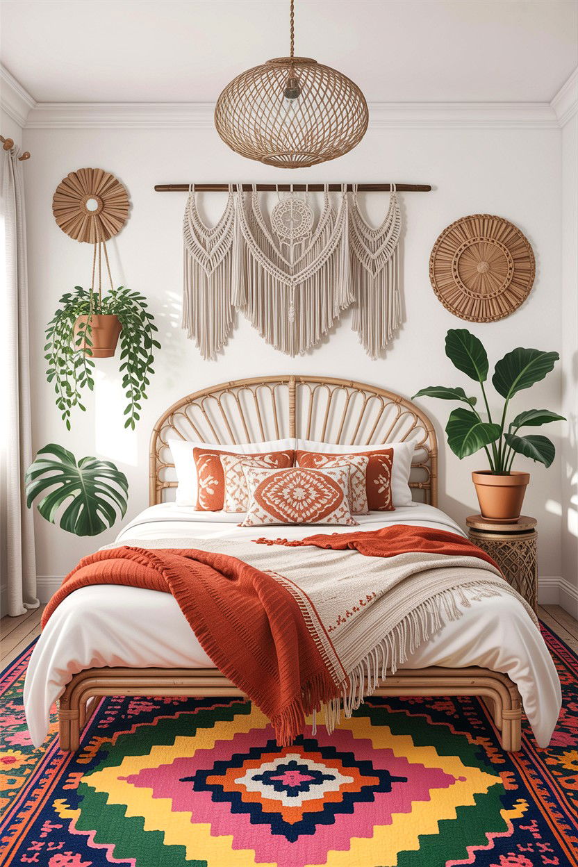 Boho Bedroom - 30 bedroom vision boards