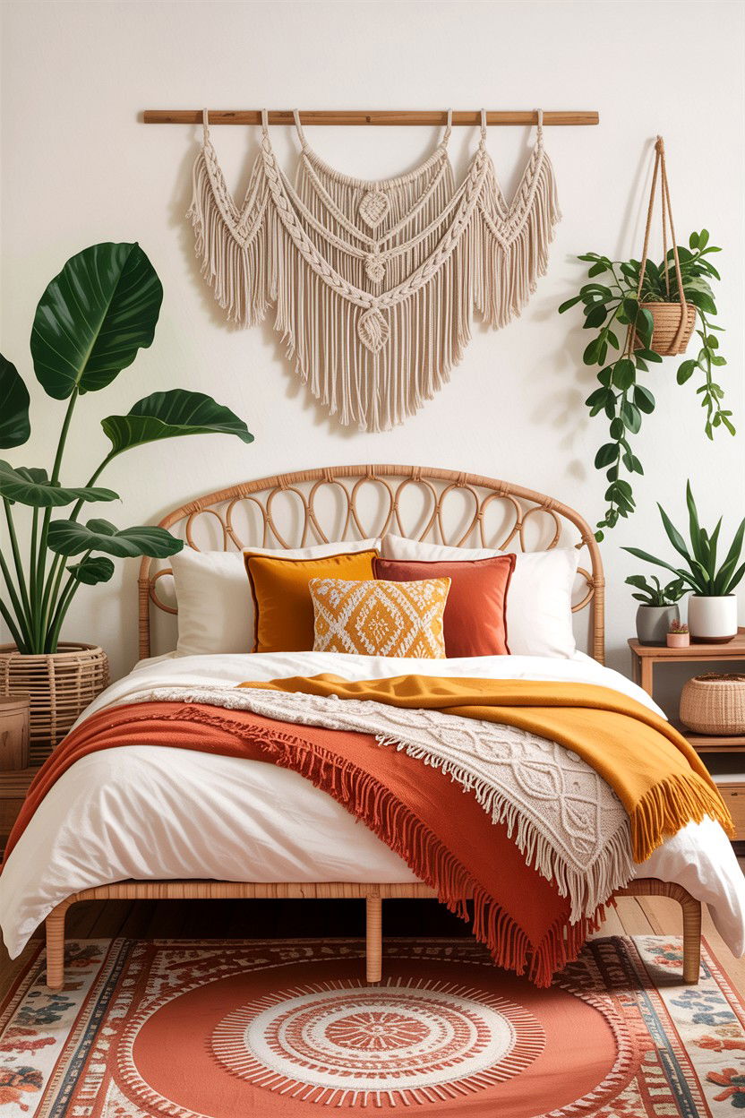 Boho Bedroom - 30 feminine bedroom ideas