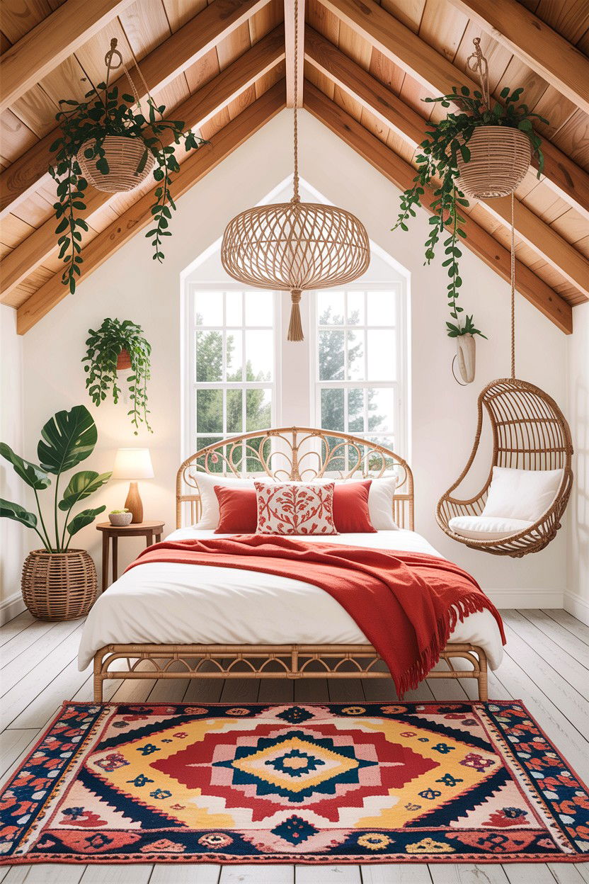 Boho Bedroom Vaulted Ceiling - 30 bedroom vaulted ceiling ideas