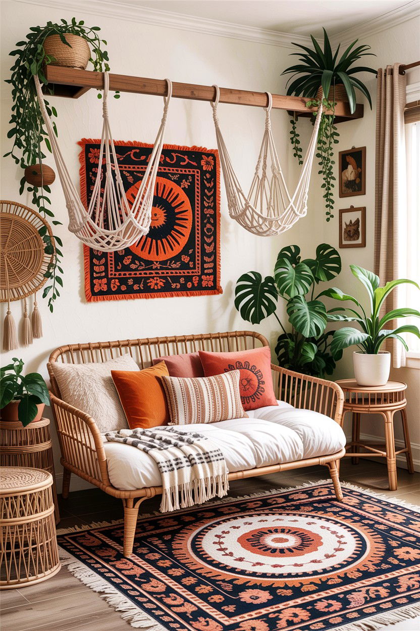 Boho Cat Sanctuary - 30 cat bedroom ideas