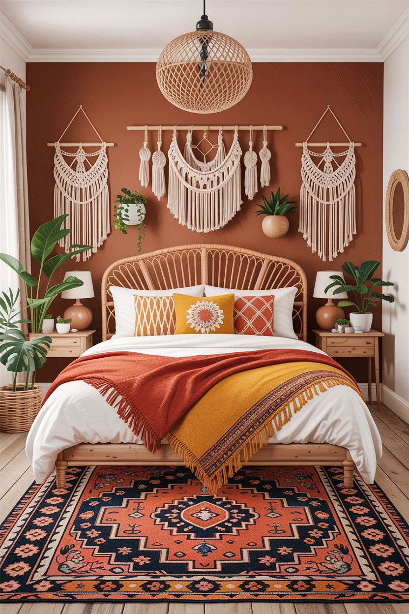 Boho Chic Bedroom - 30 bedroom inspiration boards