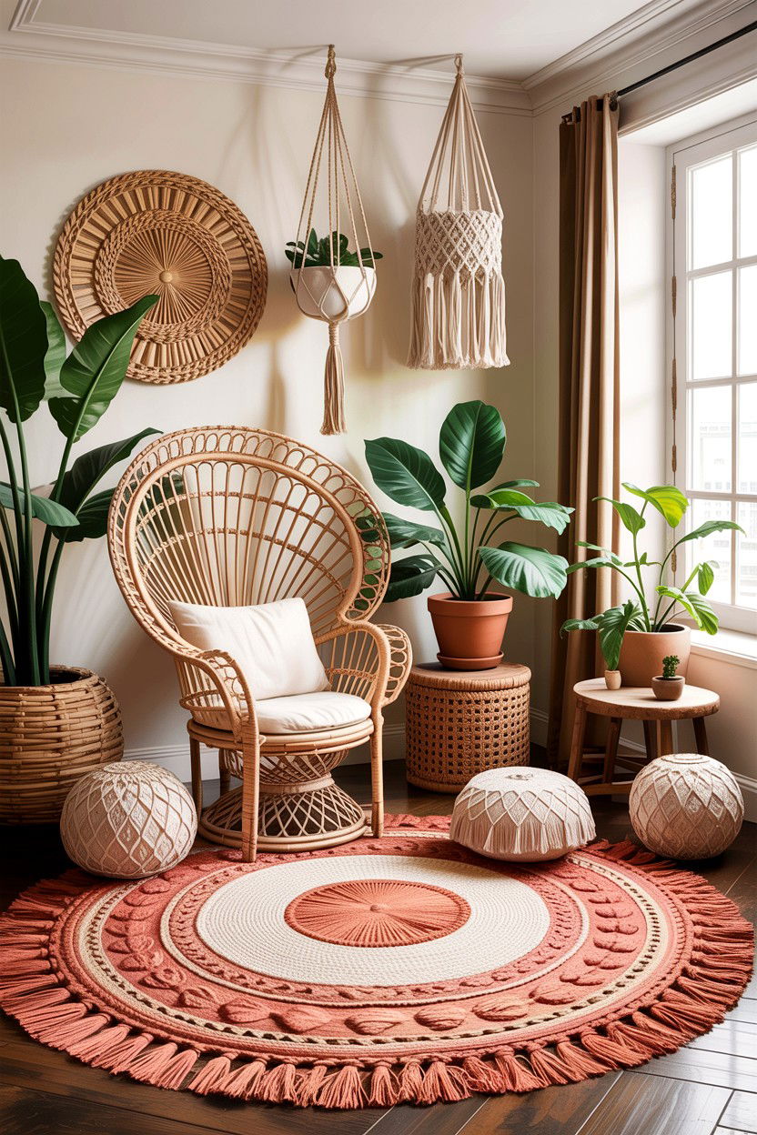 Boho Chic Living Room - 30 living room decor ideas