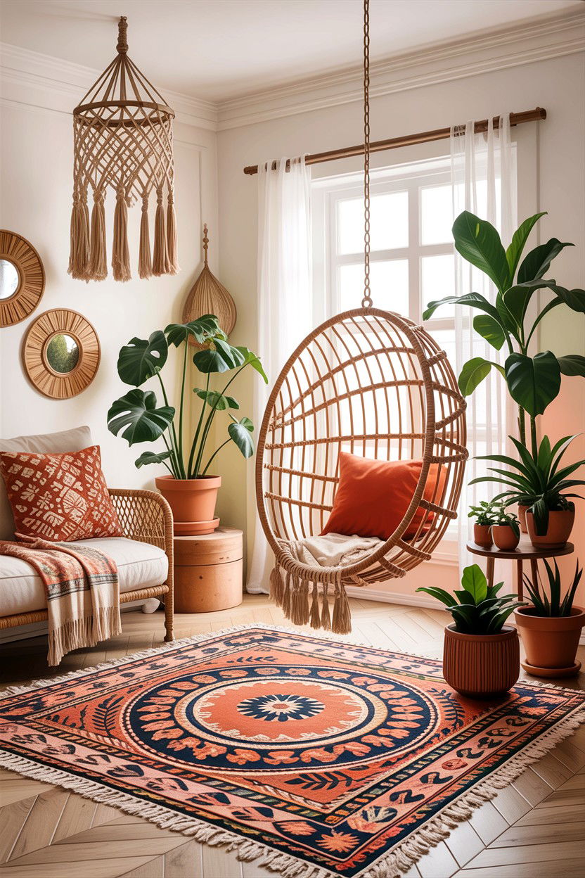 Boho Chic Living Room - 30 California casual living room ideas