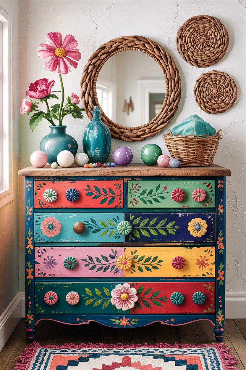 Boho Dresser - 30 bedroom dressers