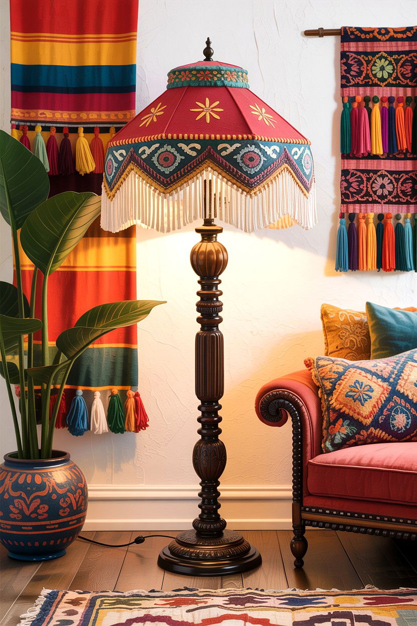 Boho Floor Lamp - 30 bedroom floor lamps