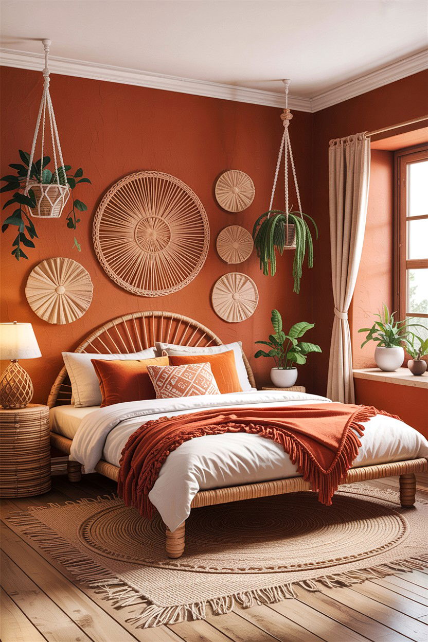 Boho L shaped bedroom - 30 L-shaped bedroom ideas