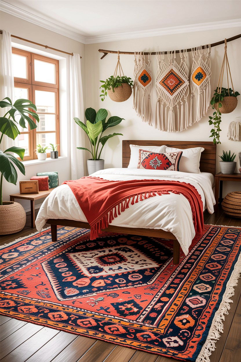 Boho Persian Rug Bedroom - 30 bedroom Persian rugs