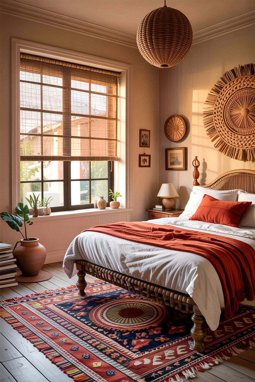 Boho Roller Blinds - 30 bedroom roller blinds