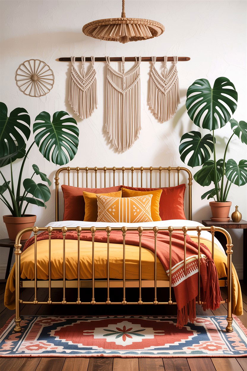 30 Stunning Bedroom Brass Beds for a Vintage Look