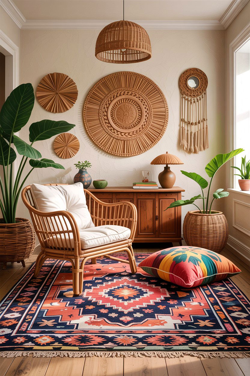 Boho style living room - 30 instant living room ideas
