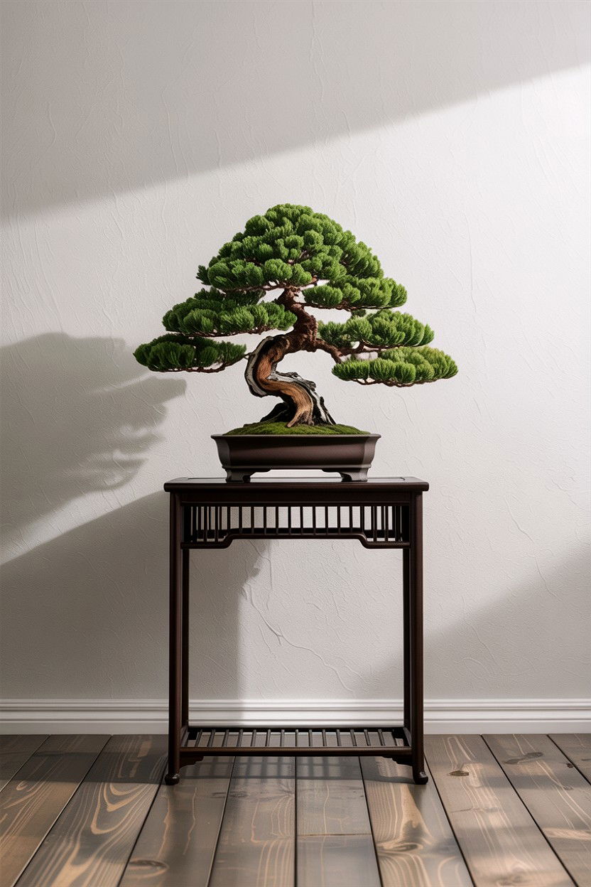 Bonsai Display Stand - 30 living room Japanese furniture ideas