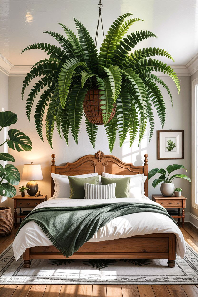 Boston Fern - 30 bedroom hanging plants