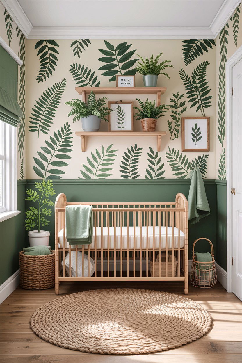 Botanical Nursery Decor - 30 baby bedroom ideas