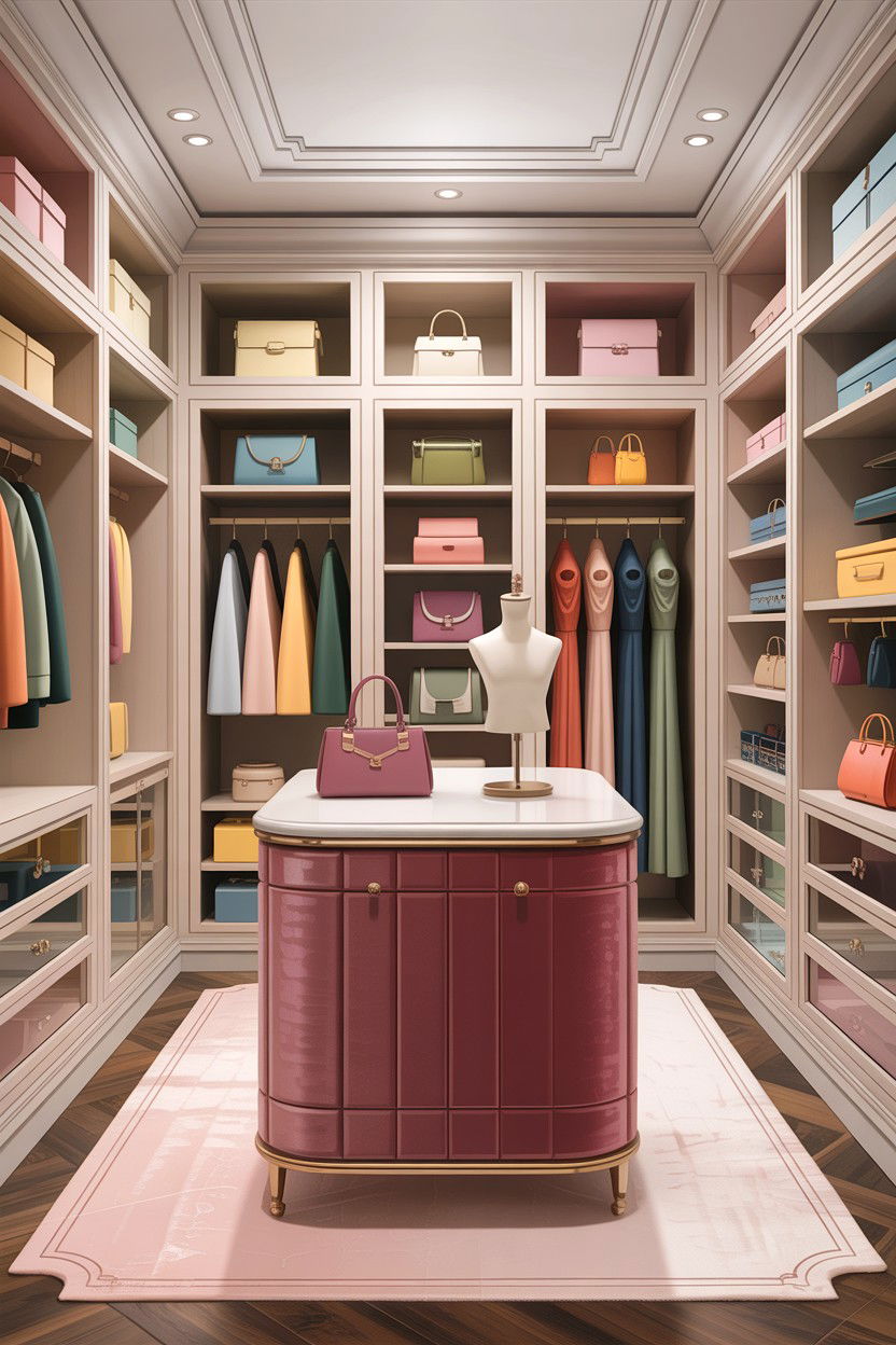 Boutique Style Closet - 30 bedroom walk-in closet ideas