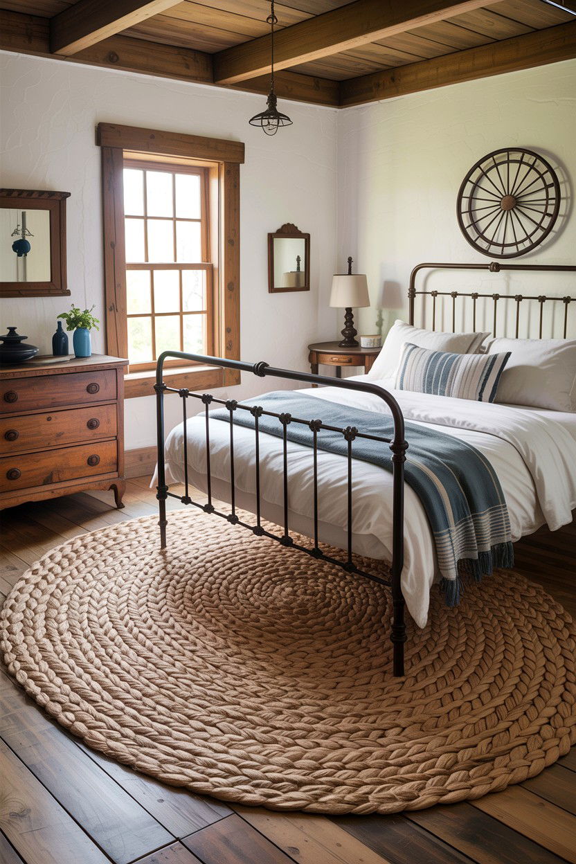 Braided Wool Rug - 30 bedroom wool rugs