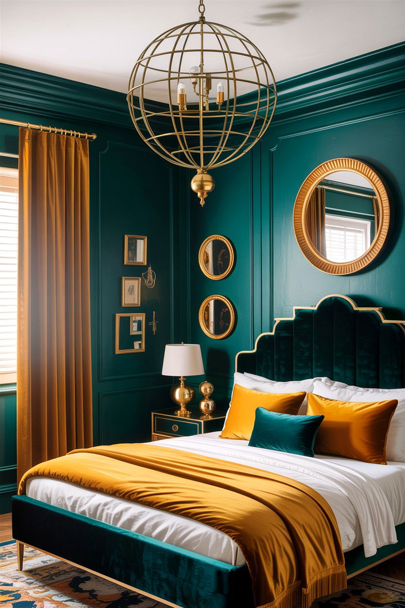 Brass Globe Chandelier - 30 bedroom globes