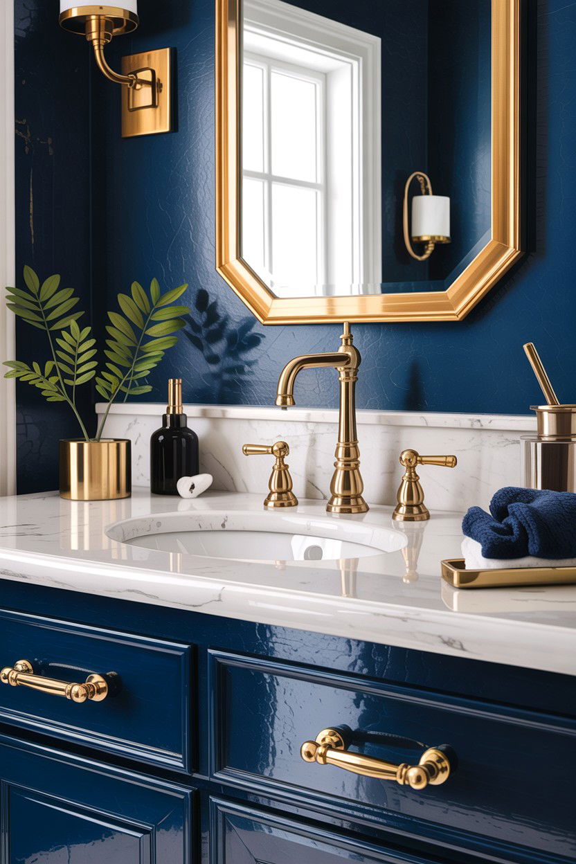 Brass Hardware Bathroom - 30 designer bathroom ideas