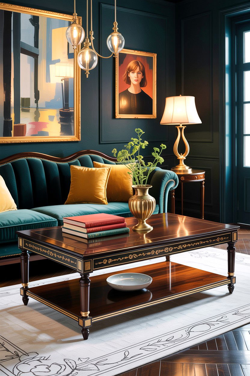 Brass Inlay Furniture - 30 living room designer furniture ideas