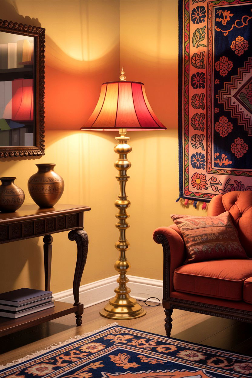 Brass Lamp Living Room - 30 Indian living room ideas