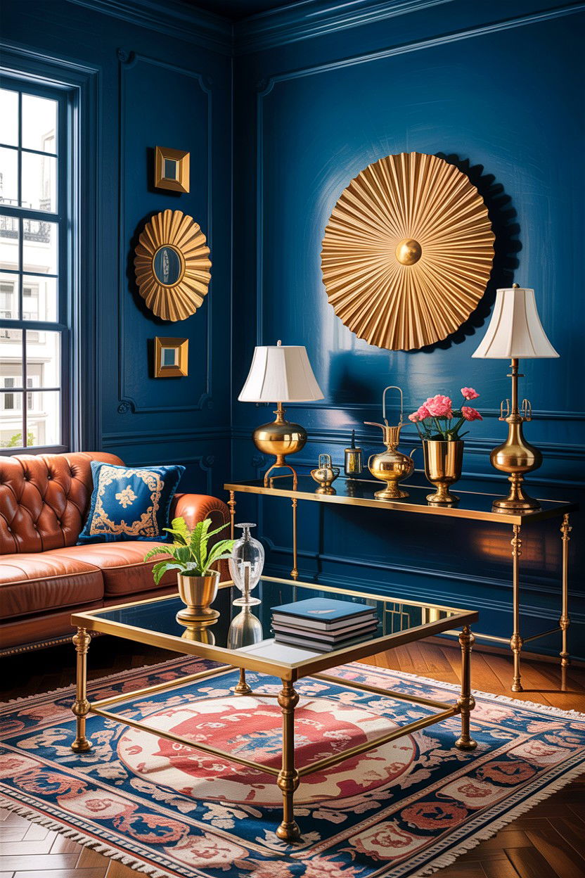Brass Living Room Decor - 30 Indian living room ideas