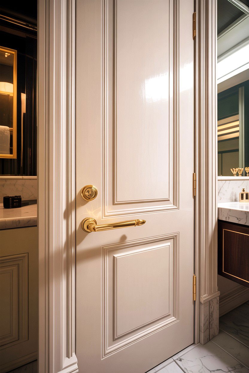 30 Bathroom Door Statement Ideas for a Stylish Entry