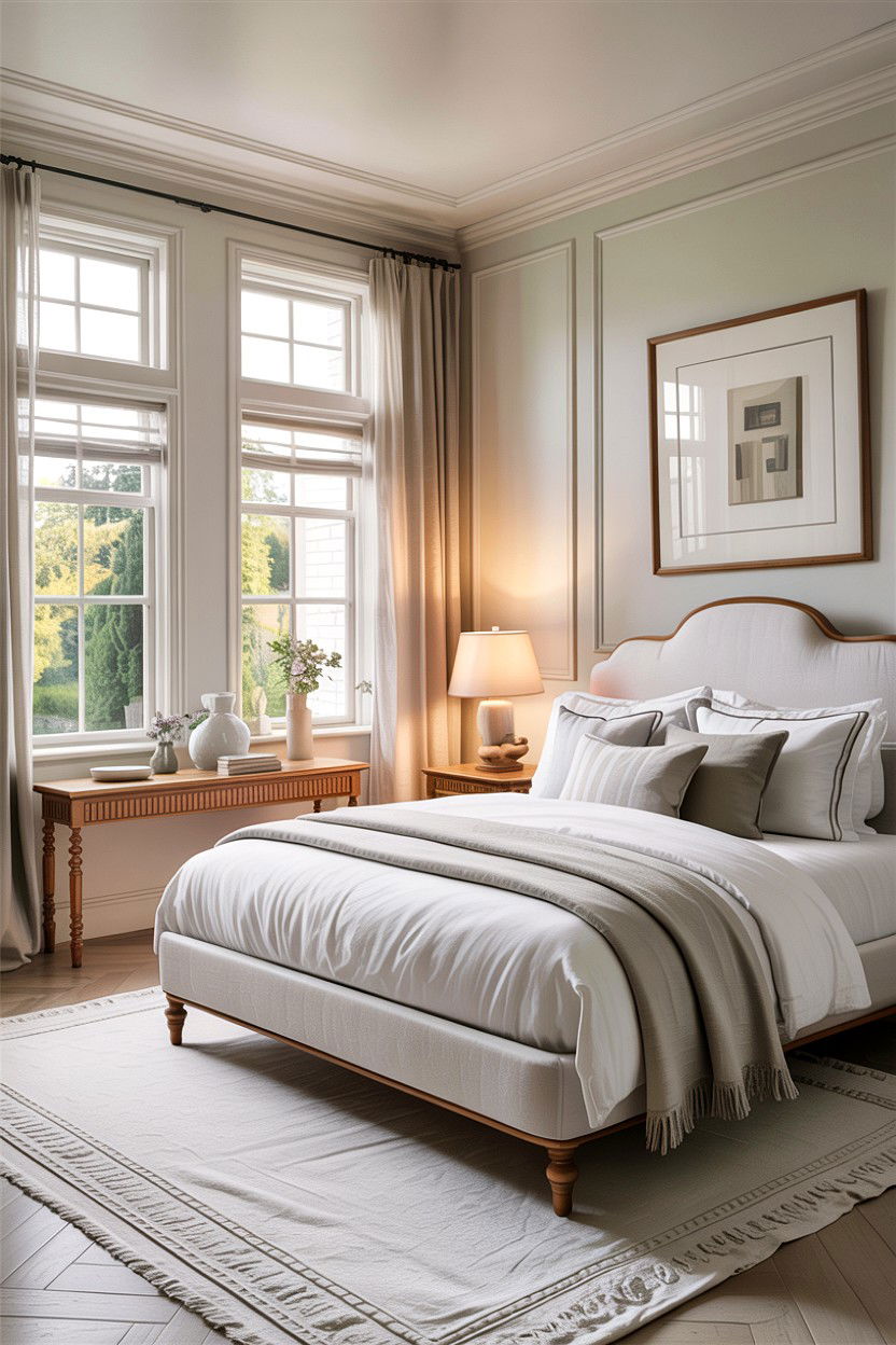 Bright Airy Bedroom - 30 apartment bedroom ideas