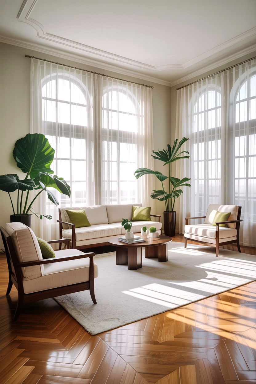 Bright Airy Living Room - 30 beach house living room ideas